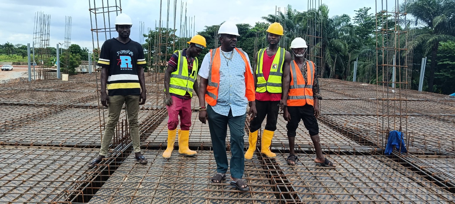 Cone Multi Ventures leadership with construction workers on site