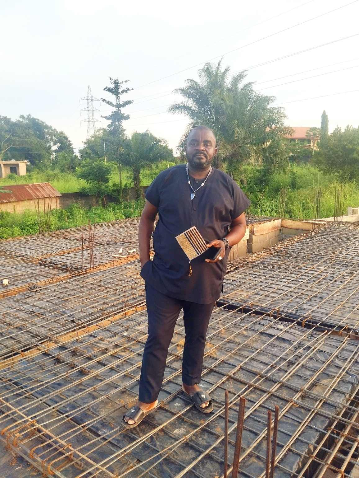 Cone Multi Ventures leader on a construction site