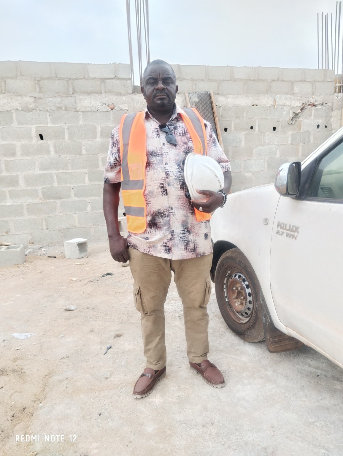 Cone Multi Ventures representative in safety vest at a construction site