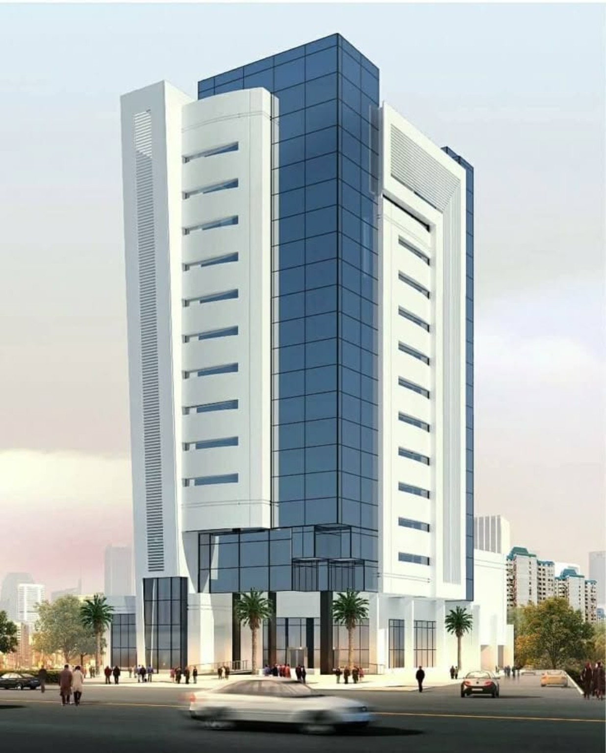 Modern office building